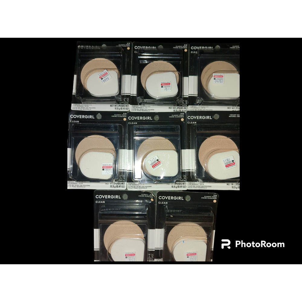 8 #510 CoverGirl classic ivory clean powder foundation #94
